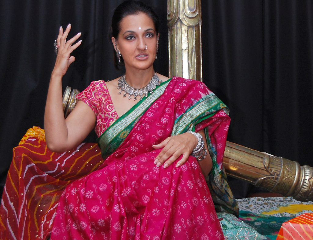 Image of Seema Anand, poised for Indian Storytelling