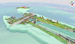 Sian Fan, Current - work in progress showing digital renders of Chelmsford Waterways