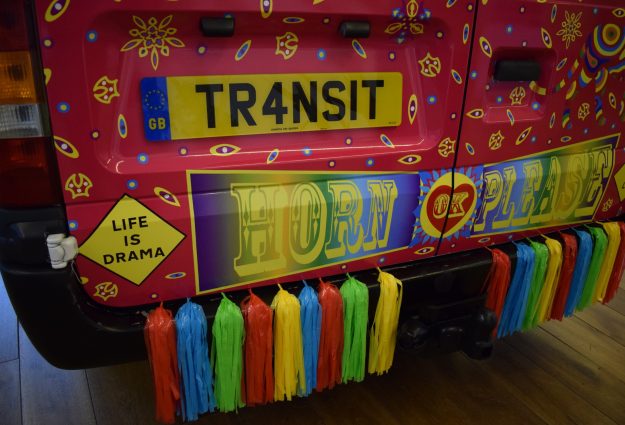 An image of Art in Transit van by Lata Upadhyaya