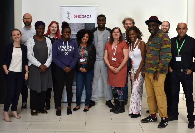 Artists participating in TestBeds at the University in Bedfordshire