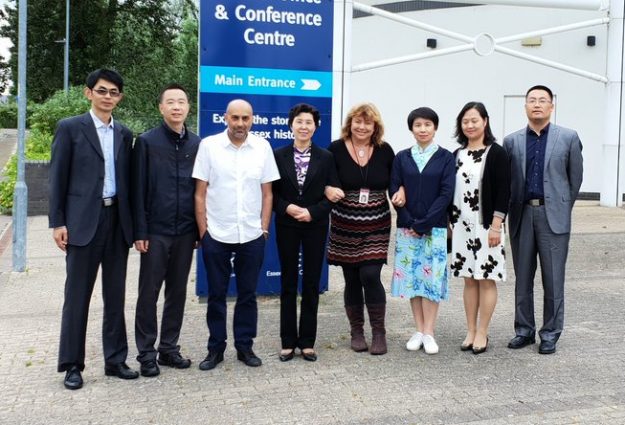 Photo of group of people, part of the Chinese delegation who visited Essex in 2018