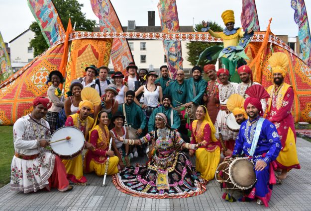 Artists and performers at the Thetford Mela