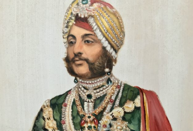 Maharajah Duleep Singh, by Suman Kaur, 2019 after a photograph taken in 1865