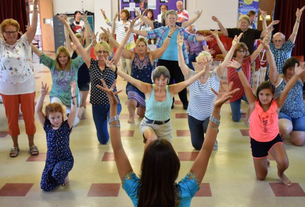 Bollywood Dancing in Thetford, as part of the Festival of Norfolk & Punjab 2019