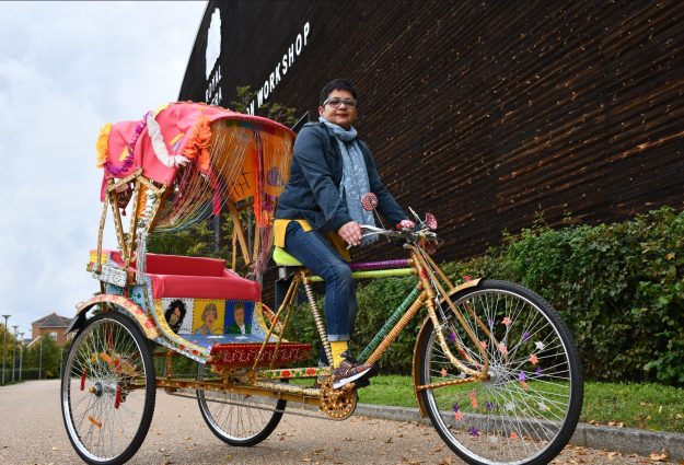 Artist Lata Upadayaha on her Indian Rickshaw