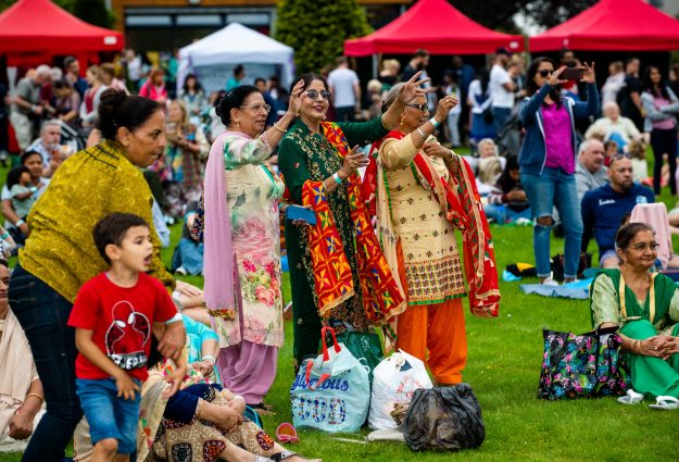 The diverse audiences at Global Village in Lesnes Abbey Grounds