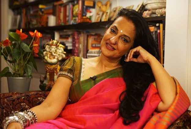 Picture of Seema Anand in her living room