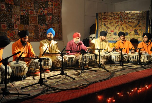 An image of Chakardar playing at the Festival of Thetford & Punjab in 2018