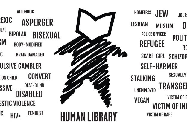 A picture of a tag cloud for the Human Library